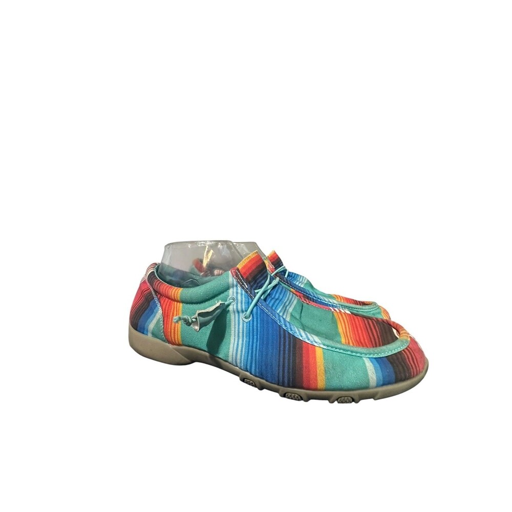 Roper Women's Chillin Serape Casual Slip On Shoes Sz 9.5 Multi Color Boho